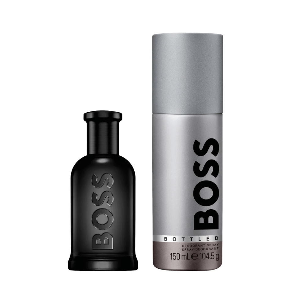 2026 New Arrival Hugo Boss Bottled Men's Gift Set (50ml Parfum + 150ml Deodorant Spray)