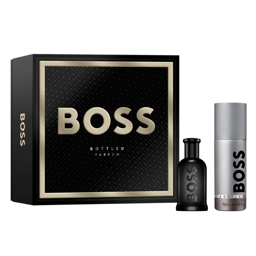 2026 New Arrival Hugo Boss Bottled Men's Gift Set (50ml Parfum + 150ml Deodorant Spray)