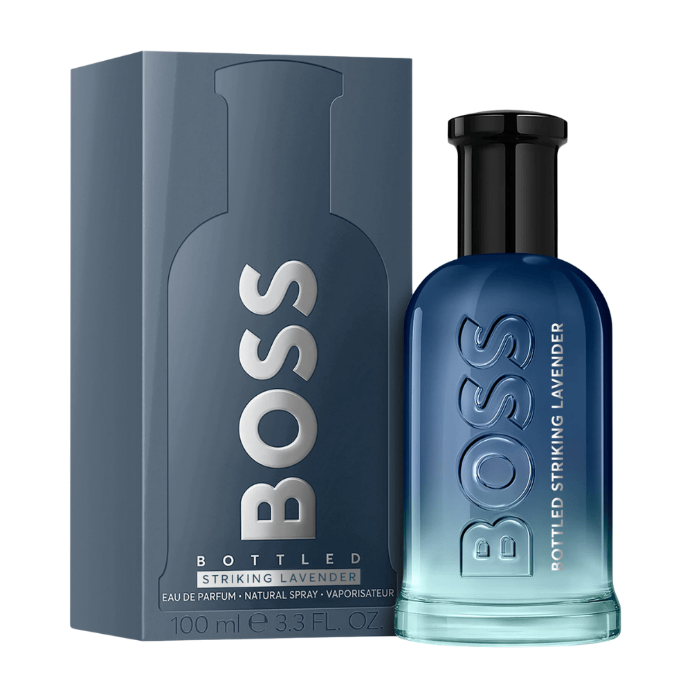 2026 New Arrival Hugo Boss Bottled Striking Lavender Eau de Parfum Men's Aftershave Spray (50ml)