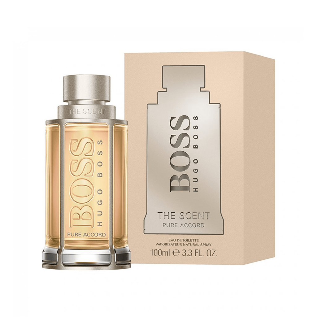 2026 New Arrival Hugo Boss The Scent Pure Accord for Him Eau de Toilette Men's Aftershave Spray (50ml, 100ml)