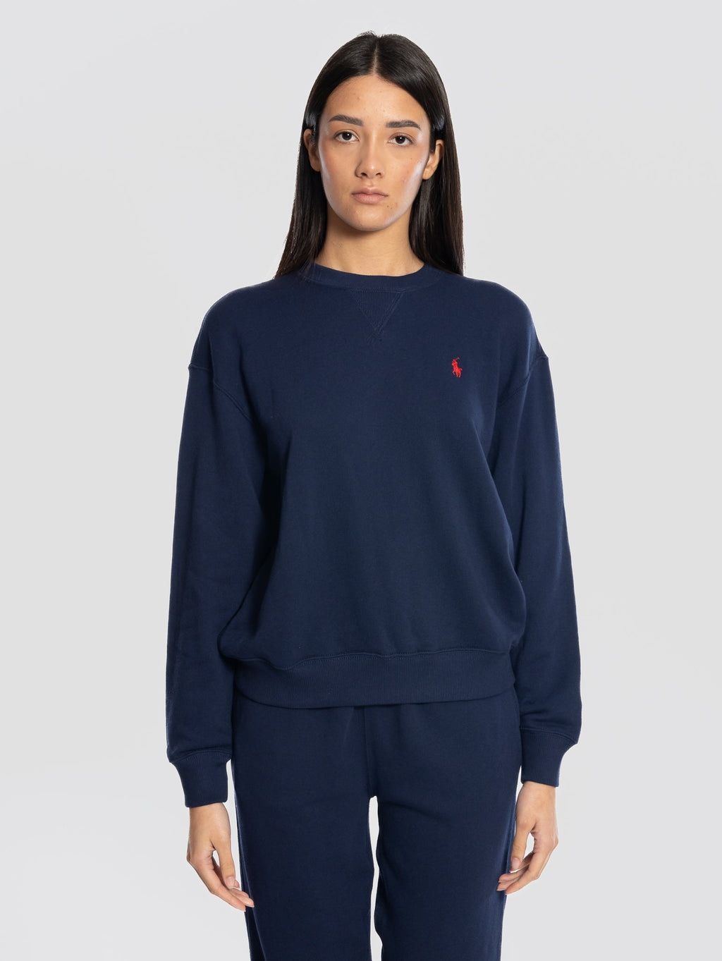 2026 New Arrival Felpa Girocollo Leggera Blu