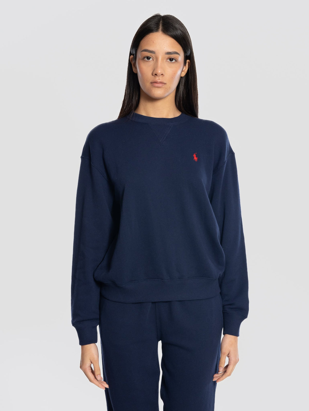 2026 New Arrival Felpa Girocollo Leggera Blu