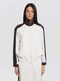 2026 New Arrival Giubbotto Bicolor in Cady Panna/Marrone