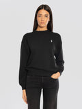 2026 New Arrival Felpa Girocollo Leggera Nero