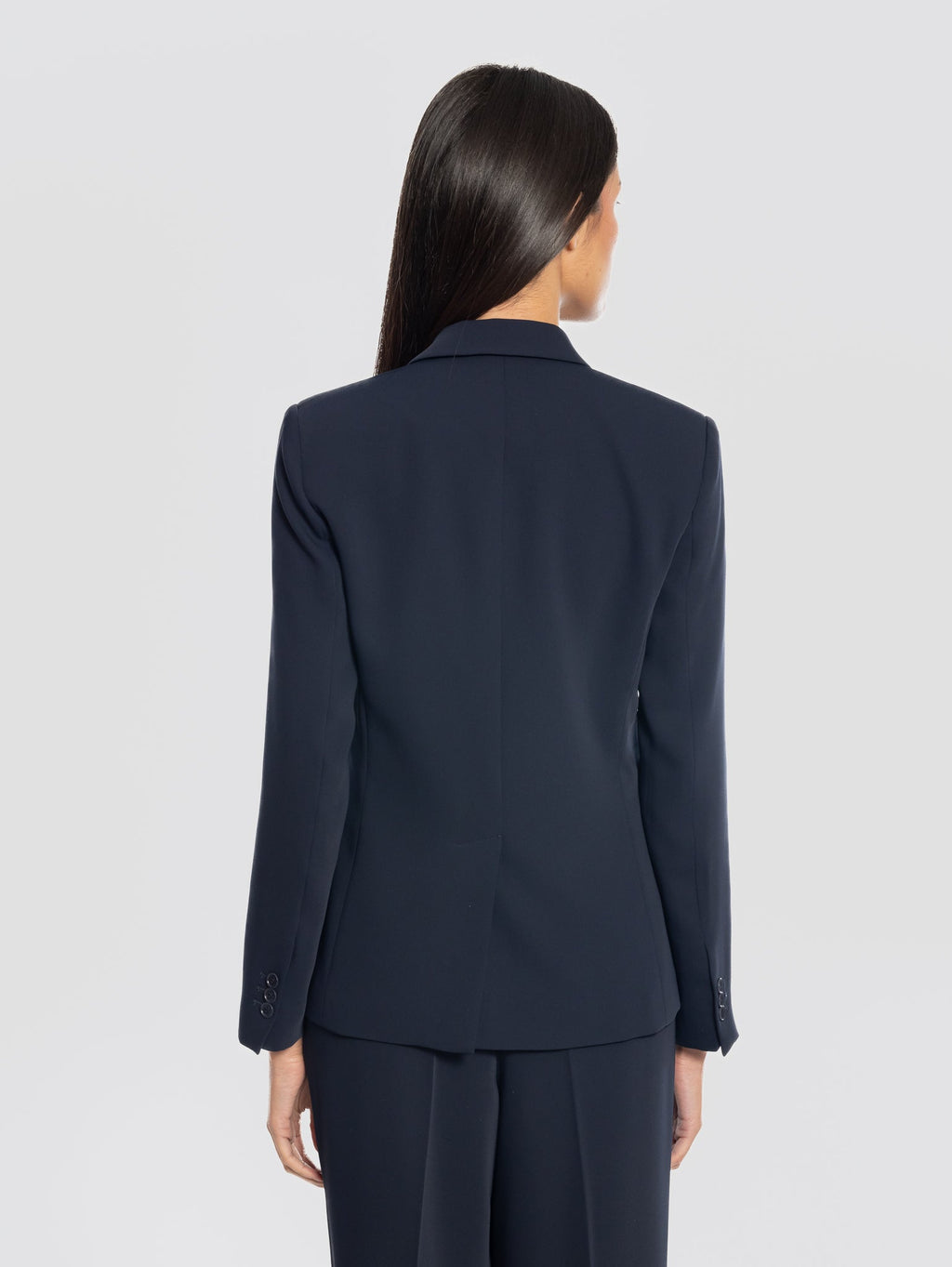 2026 New Arrival Giacca Monopetto in Cady Blu