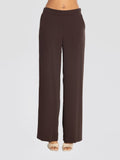 2026 New Arrival Pantaloni Palazzo in Cady Marrone