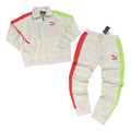 Top Seller Puma ICONIC T7 TRACKSUIT Men’s - WHITE PINK GREEN