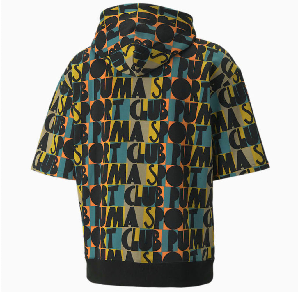 Top Seller Puma HC AOP SHORT SLEEVE Hoodie Men’s - PUMA BLACK