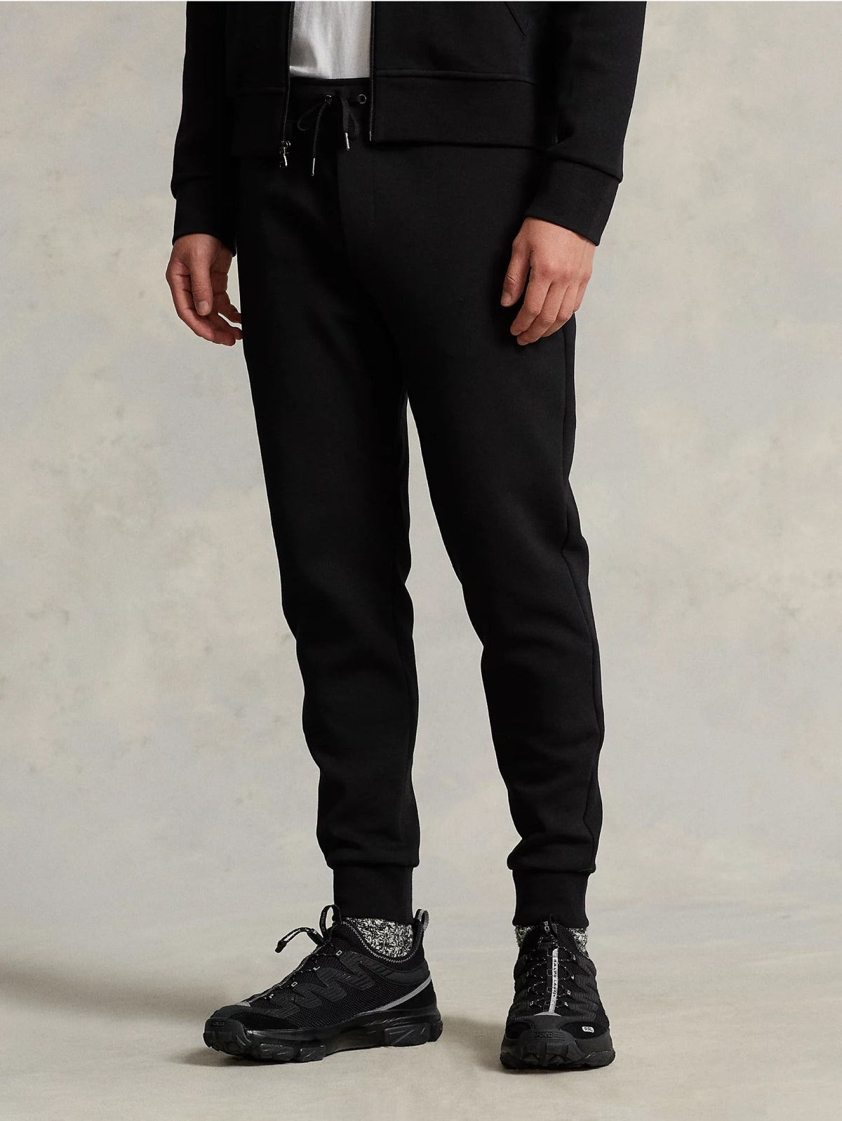2026 New Arrival Joggers in Maglia Doppia Nero