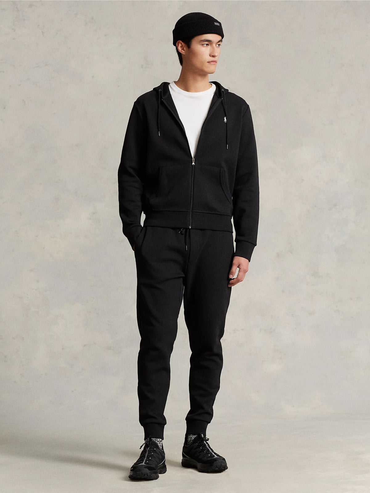 2026 New Arrival Joggers in Maglia Doppia Nero