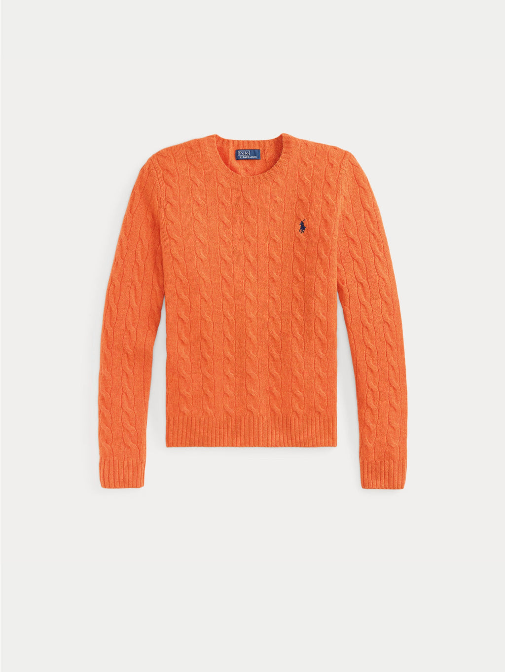 2026 New Arrival Maglia a Trecce in Misto Cashmere Arancio