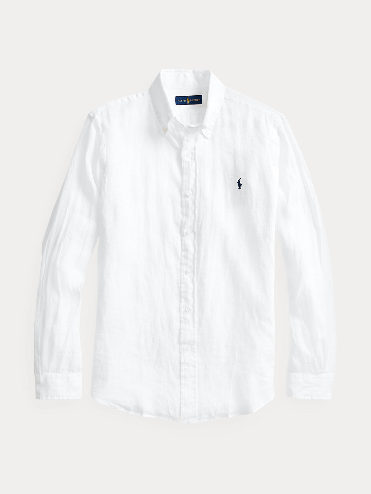 2026 New Arrival Camicia in lino Slim Fit Bianco