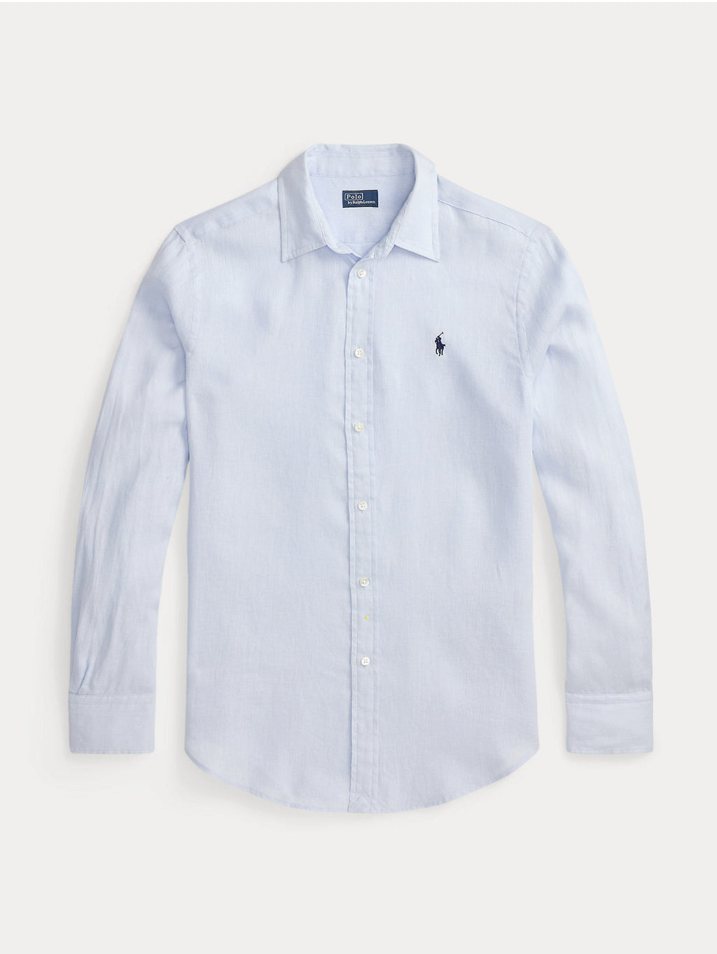 2026 New Arrival Camicia Classic Fit in Lino Celeste