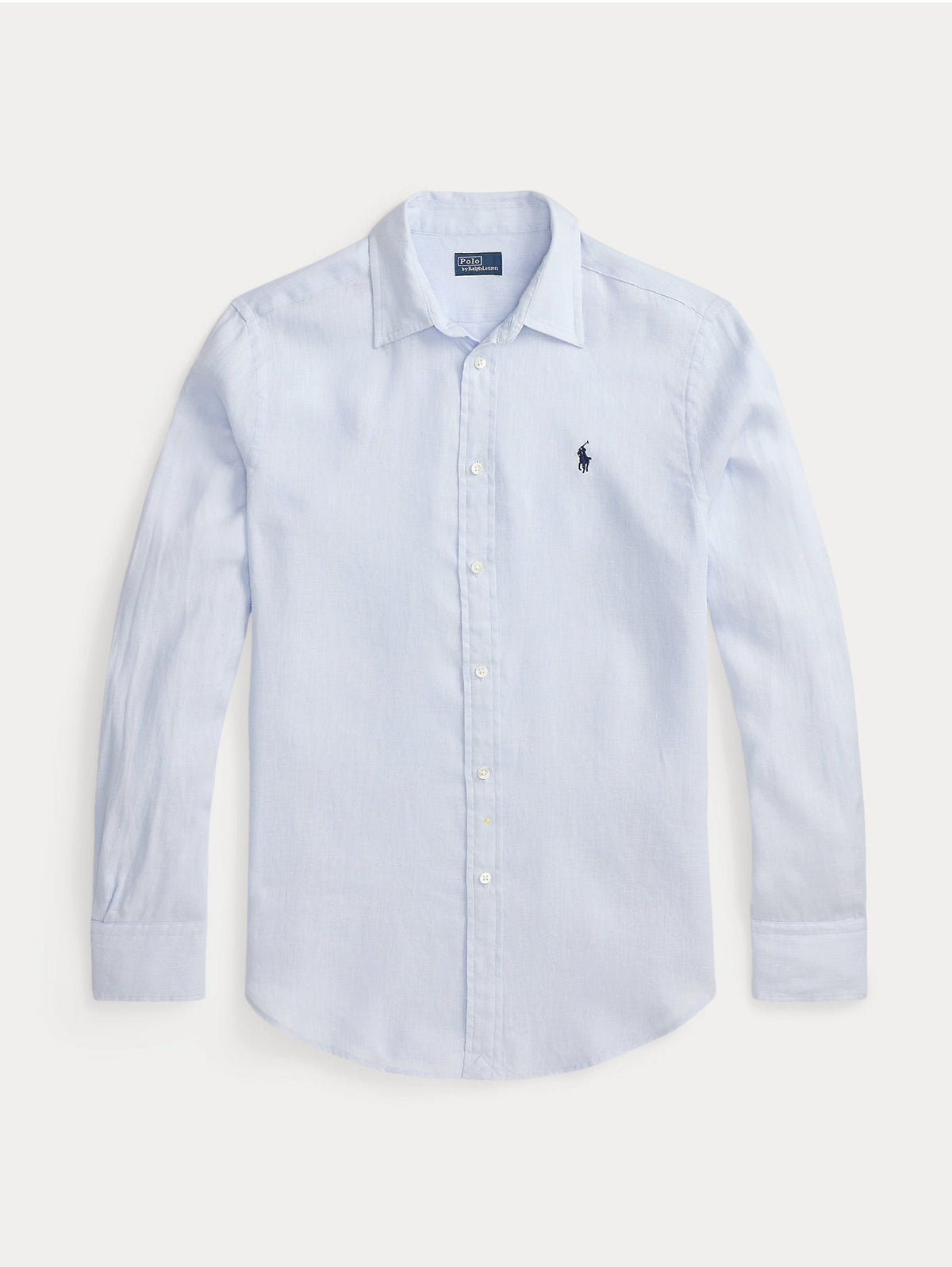 2026 New Arrival Camicia Classic Fit in Lino Celeste