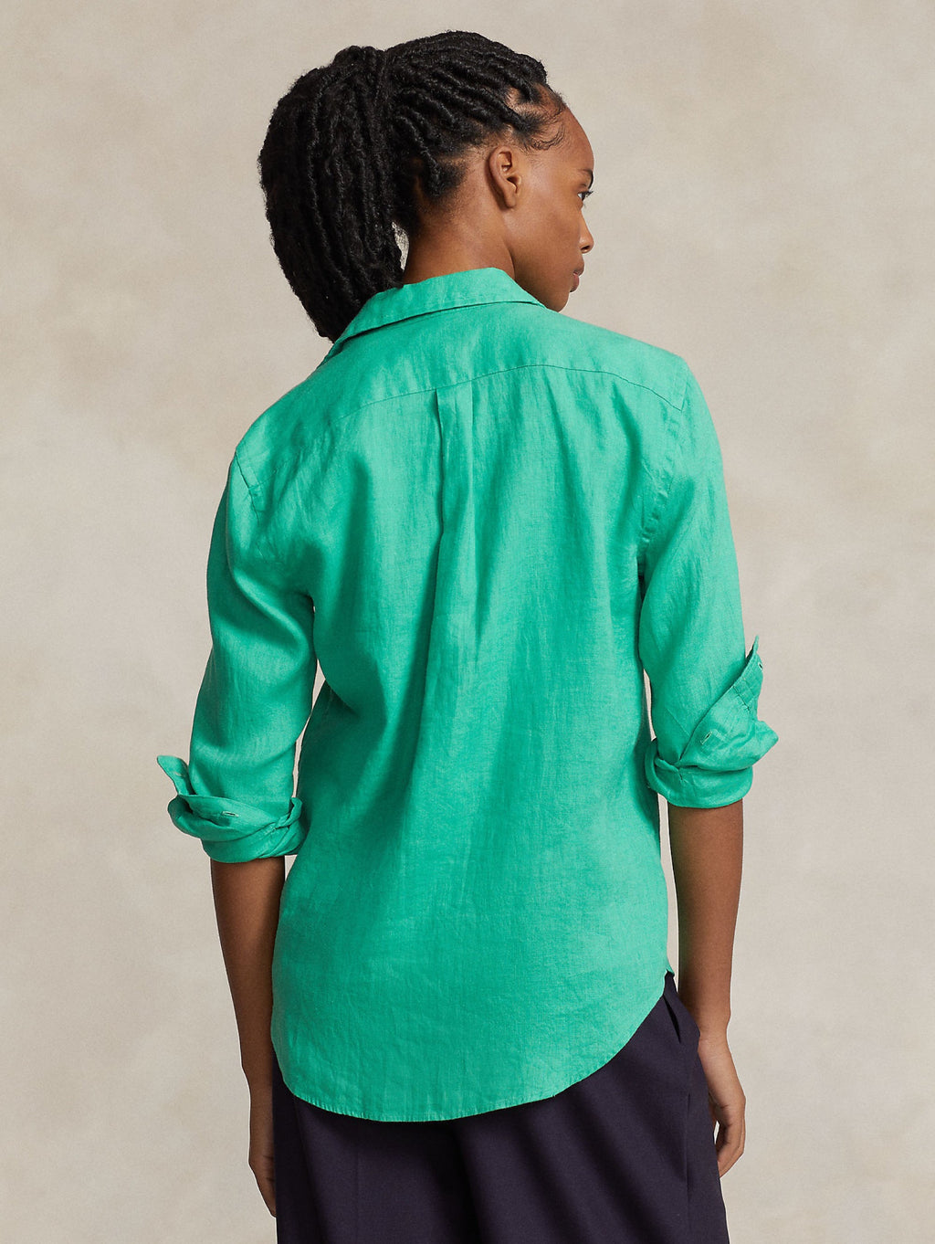 2026 New Arrival Camicia in Lino Over Verde