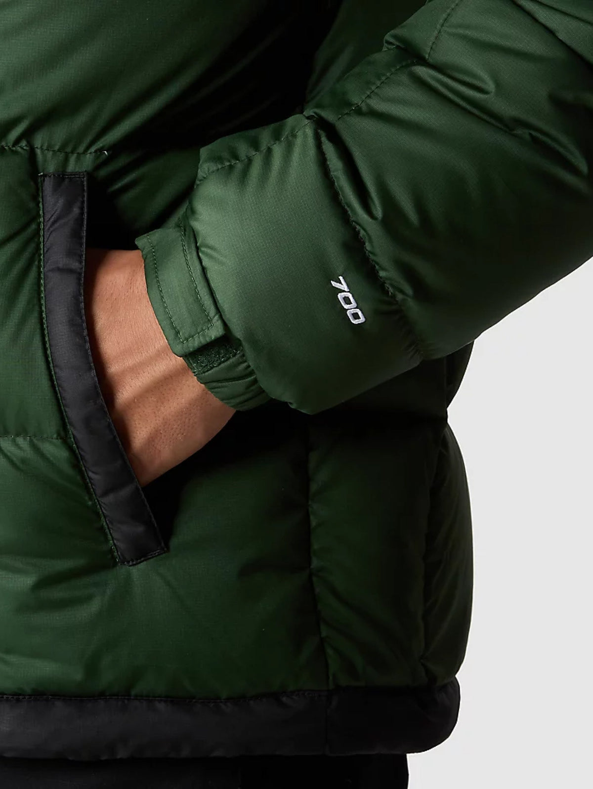 2026 New Arrival Giaccone Corto Trapuntato in Piuma Lhotse Verde/Nero