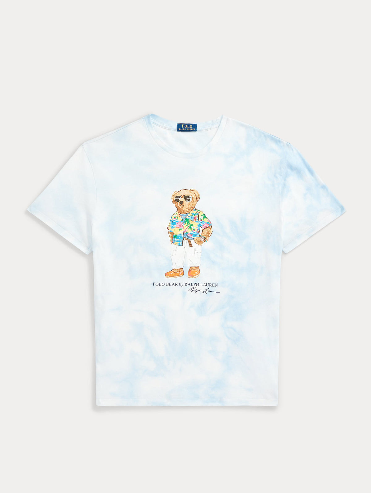 2026 New Arrival T-shirt Polo Bear Tie Dye Blu