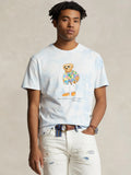 2026 New Arrival T-shirt Polo Bear Tie Dye Blu