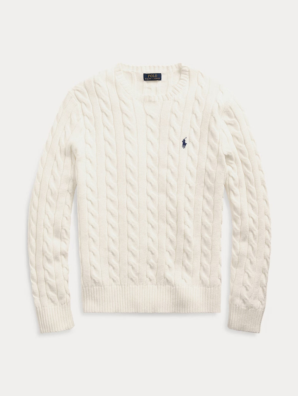 2026 New Arrival Maglia a Trecce in Cotone Crema