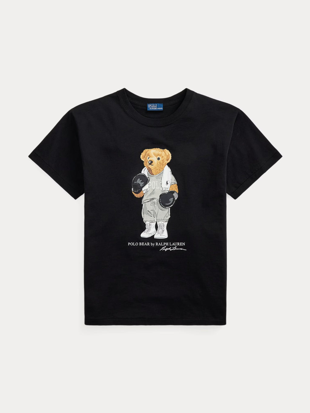 2026 New Arrival Maglietta Girocollo con Polo Bear Boxeur Nero