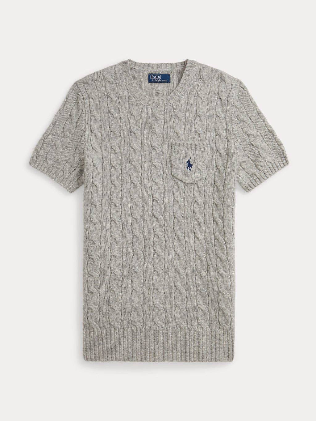 2026 New Arrival Maglia Maniche Corte s Trecce Grigio