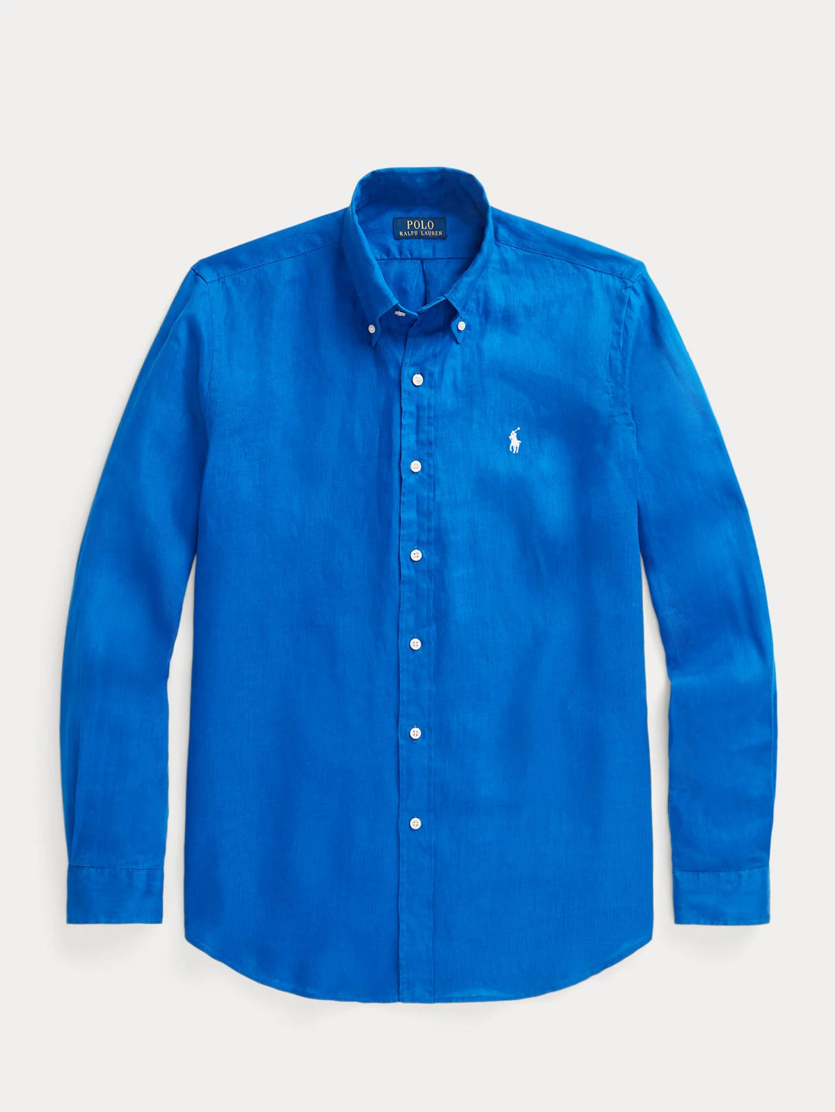 2026 New Arrival Camicia in Lino Slim Fit Blu