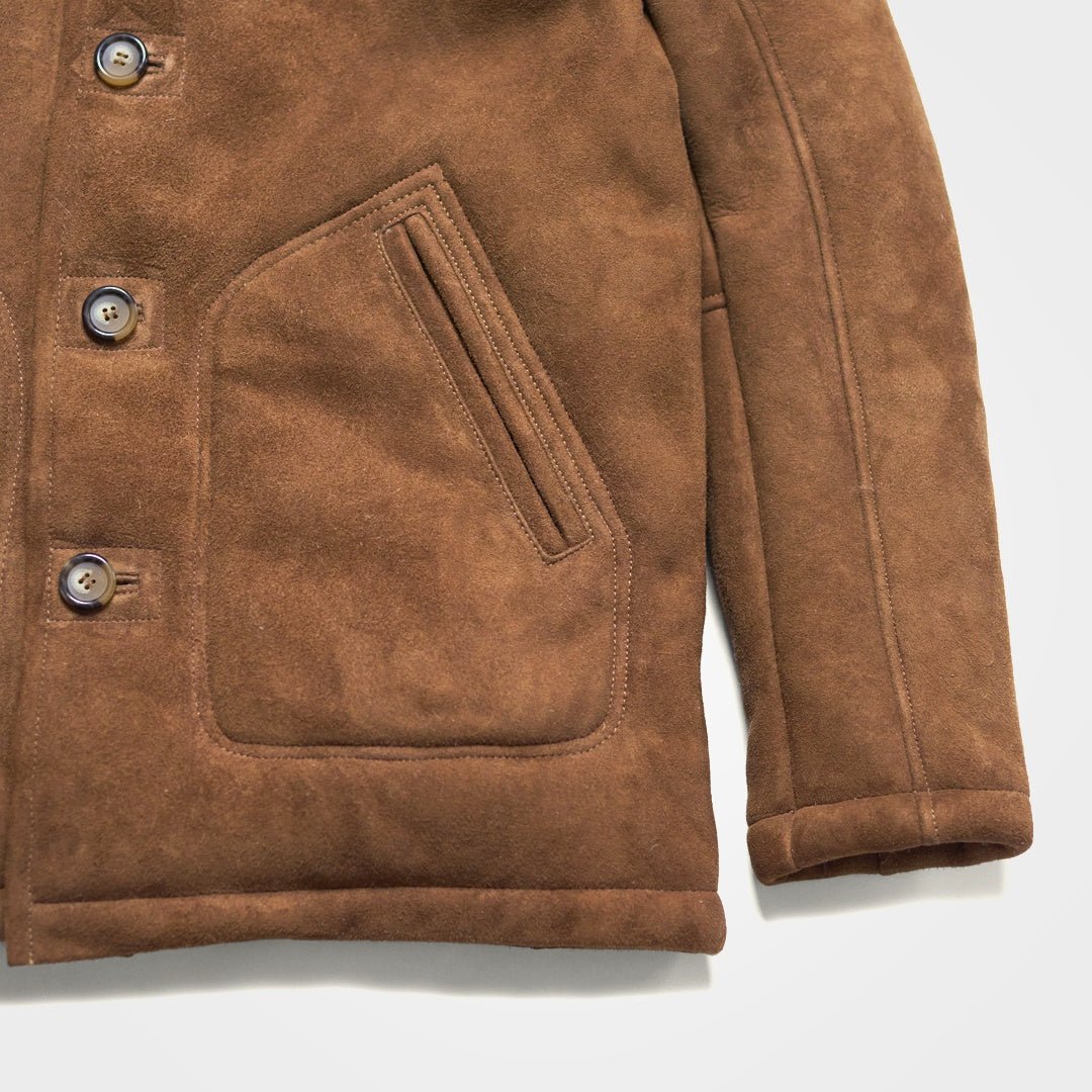 2026 New Arrival Durango Shearling Barn Coat | Saddle Tan