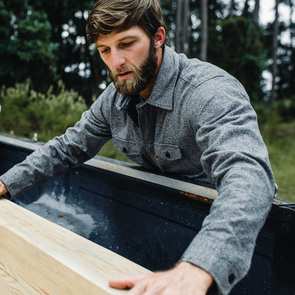 2026 New Arrival Shepherd Moleskin Shirt | Slate
