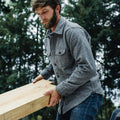 2026 New Arrival Shepherd Moleskin Shirt | Slate