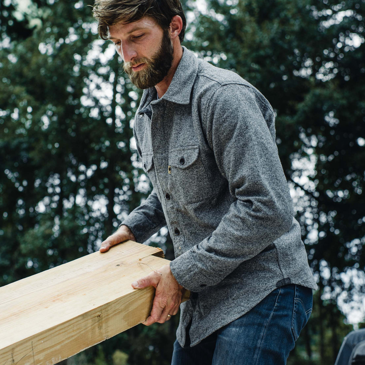 2026 New Arrival Shepherd Moleskin Shirt | Slate