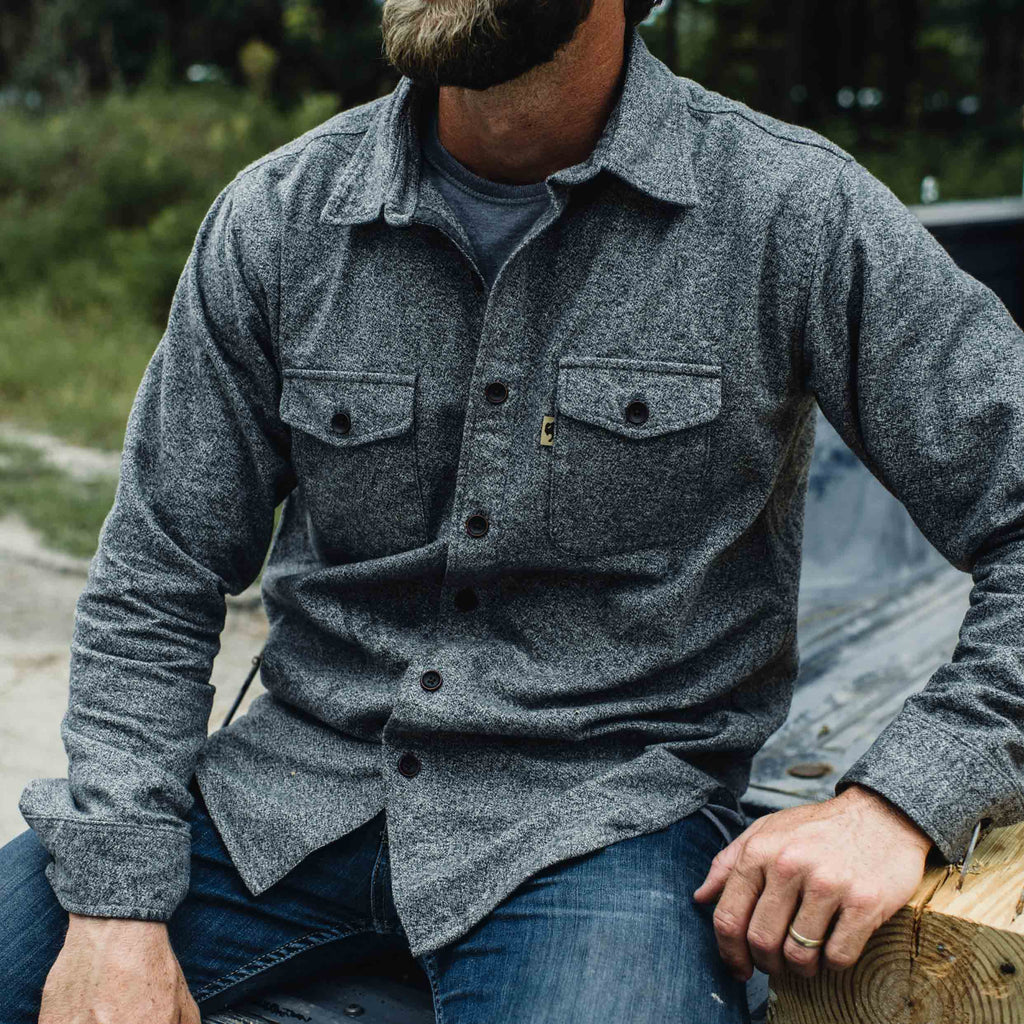 2026 New Arrival Shepherd Moleskin Shirt | Slate