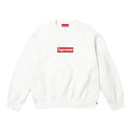 2026 New Arrival Supreme Washed Box Logo Crewneck White