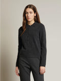 2026 New Arrival Polo in Maglia Spazzolata Antracite Melange