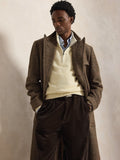 2026 New Arrival Maglia in Cotone con Mezza Zip Crema