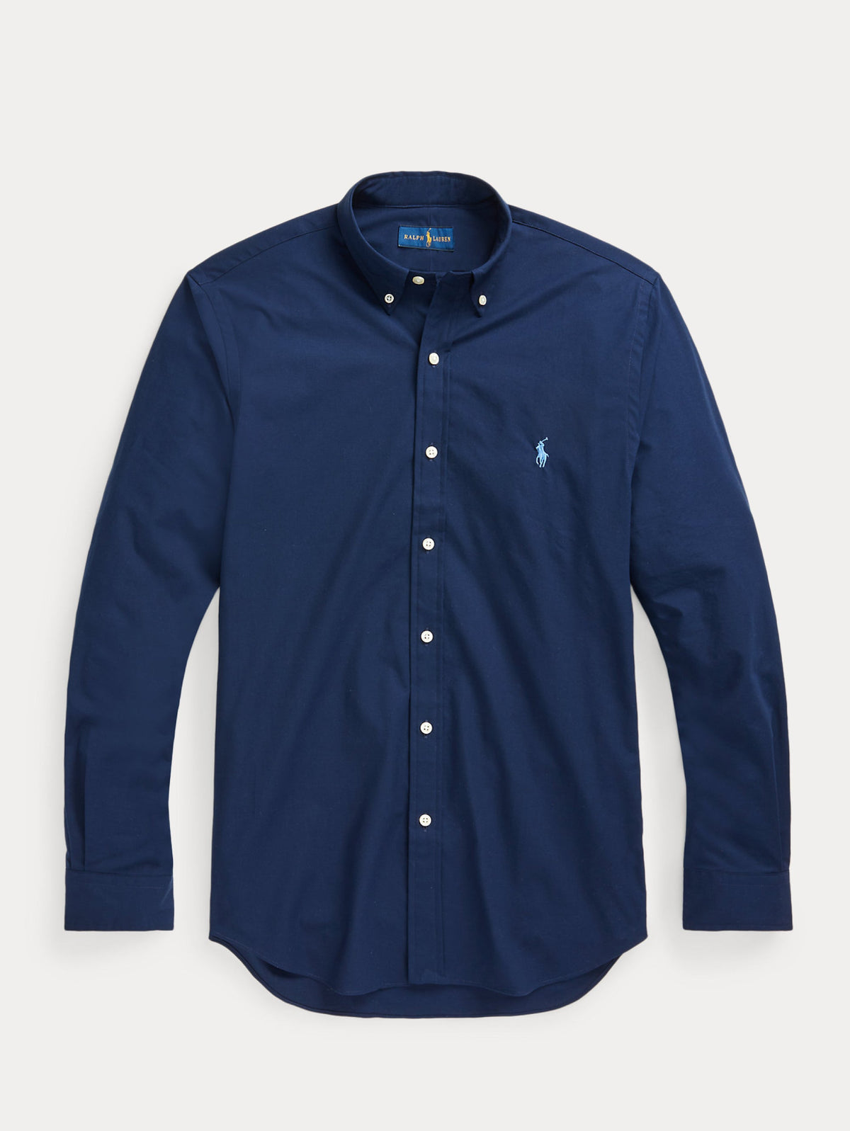 2026 New Arrival Camicia in Popeline Elasticizzato Blu Navy