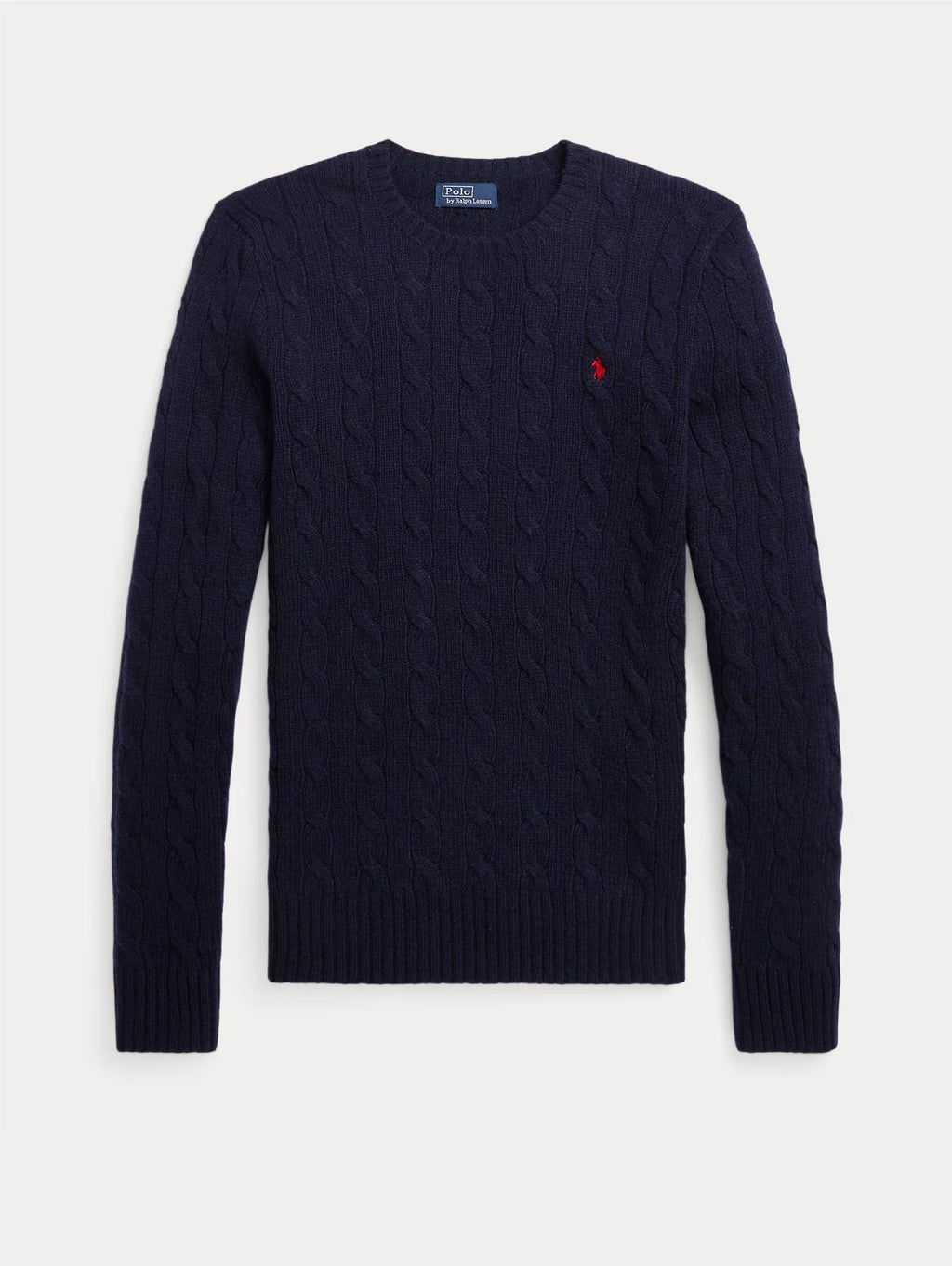2026 New Arrival Maglia a Trecce in Misto Cashmere Blu Notte
