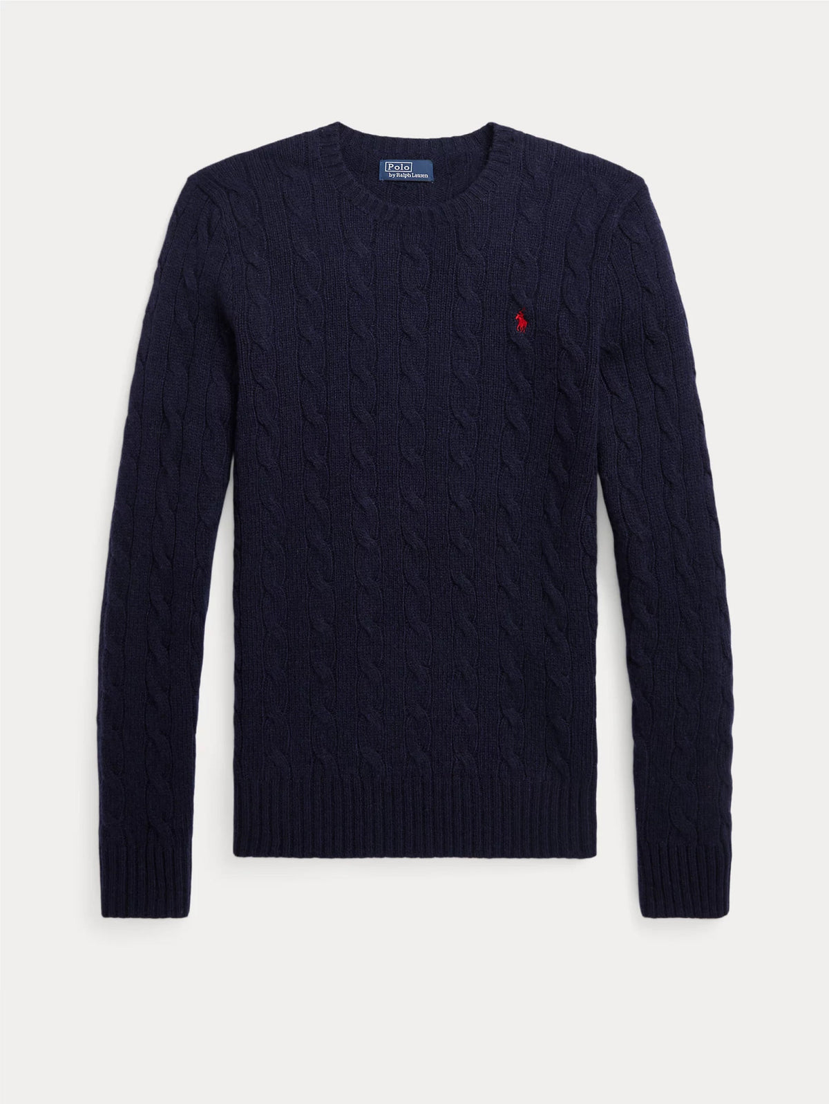 2026 New Arrival Maglia a Trecce in Misto Cashmere Blu Notte