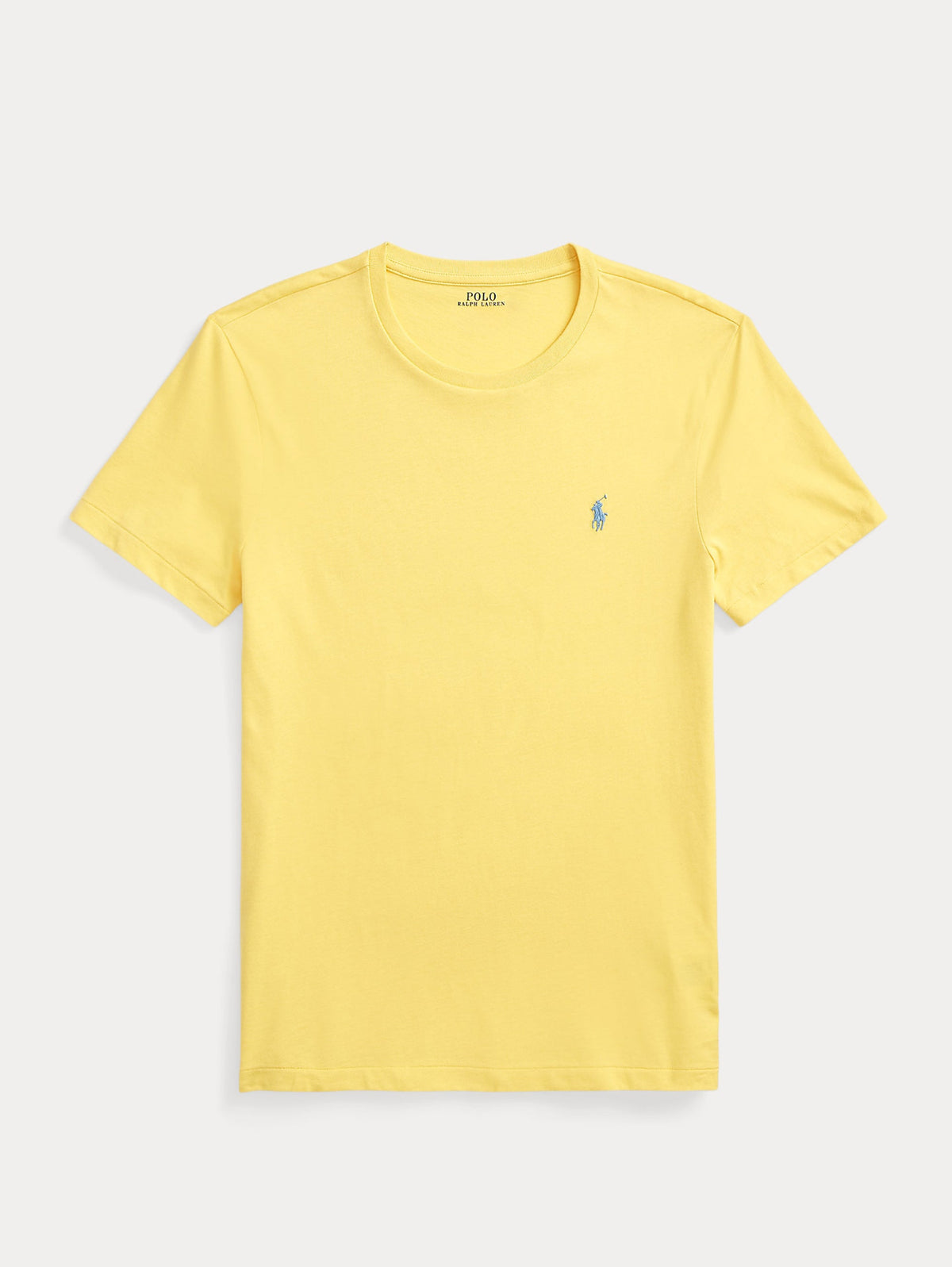 2026 New Arrival T-shirt Girocollo Custom Slim Fit Giallo