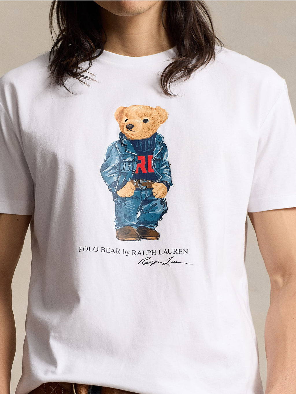 2026 New Arrival T-shirt Girocollo Polo Bear Bianco
