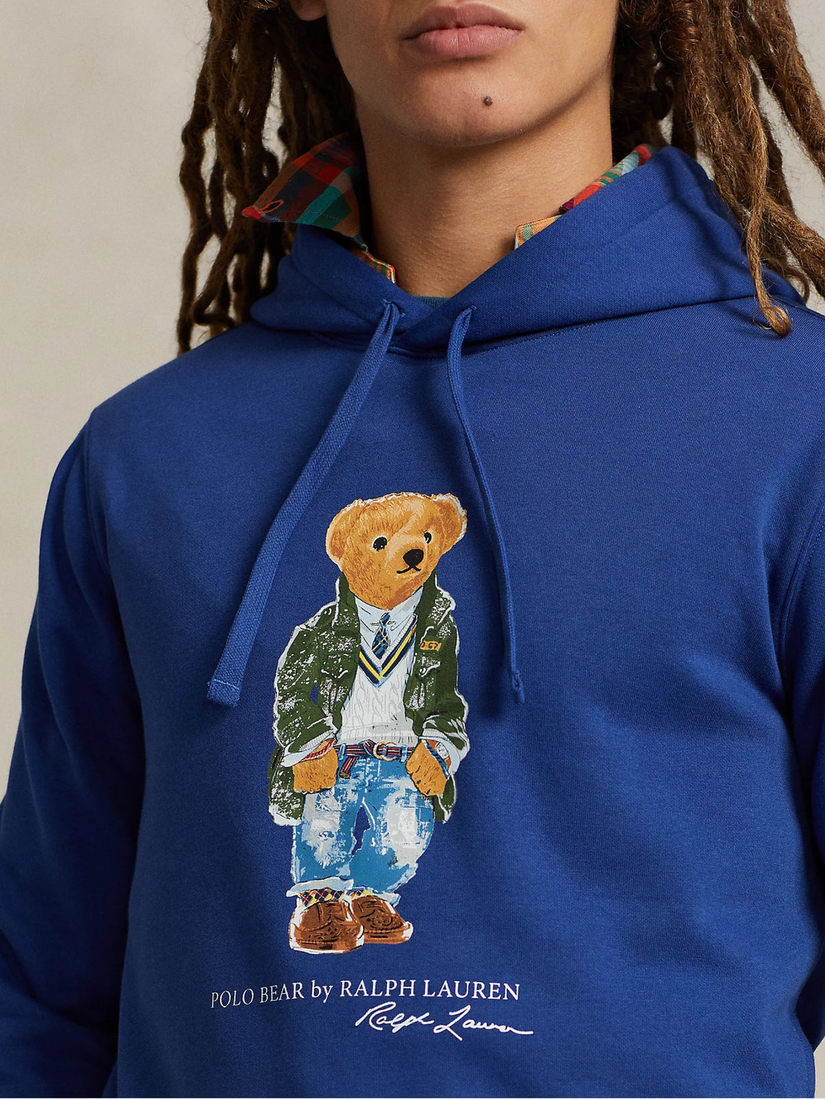 2026 New Arrival Felpa con Cappuccio Polo Bear Blu