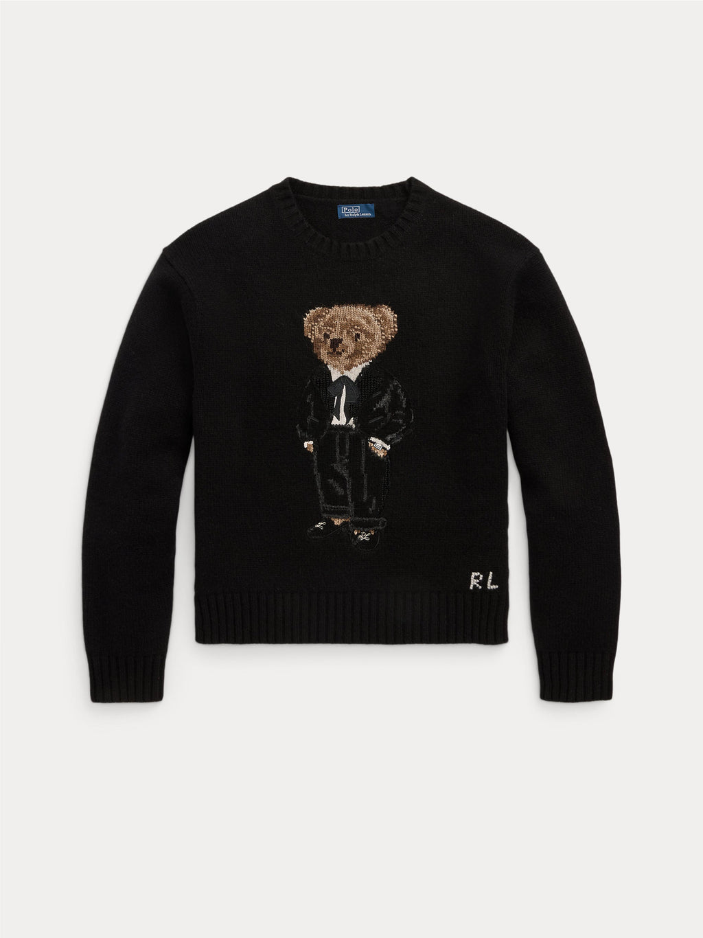 2026 New Arrival Maglione Polo Bear con Smoking Nero