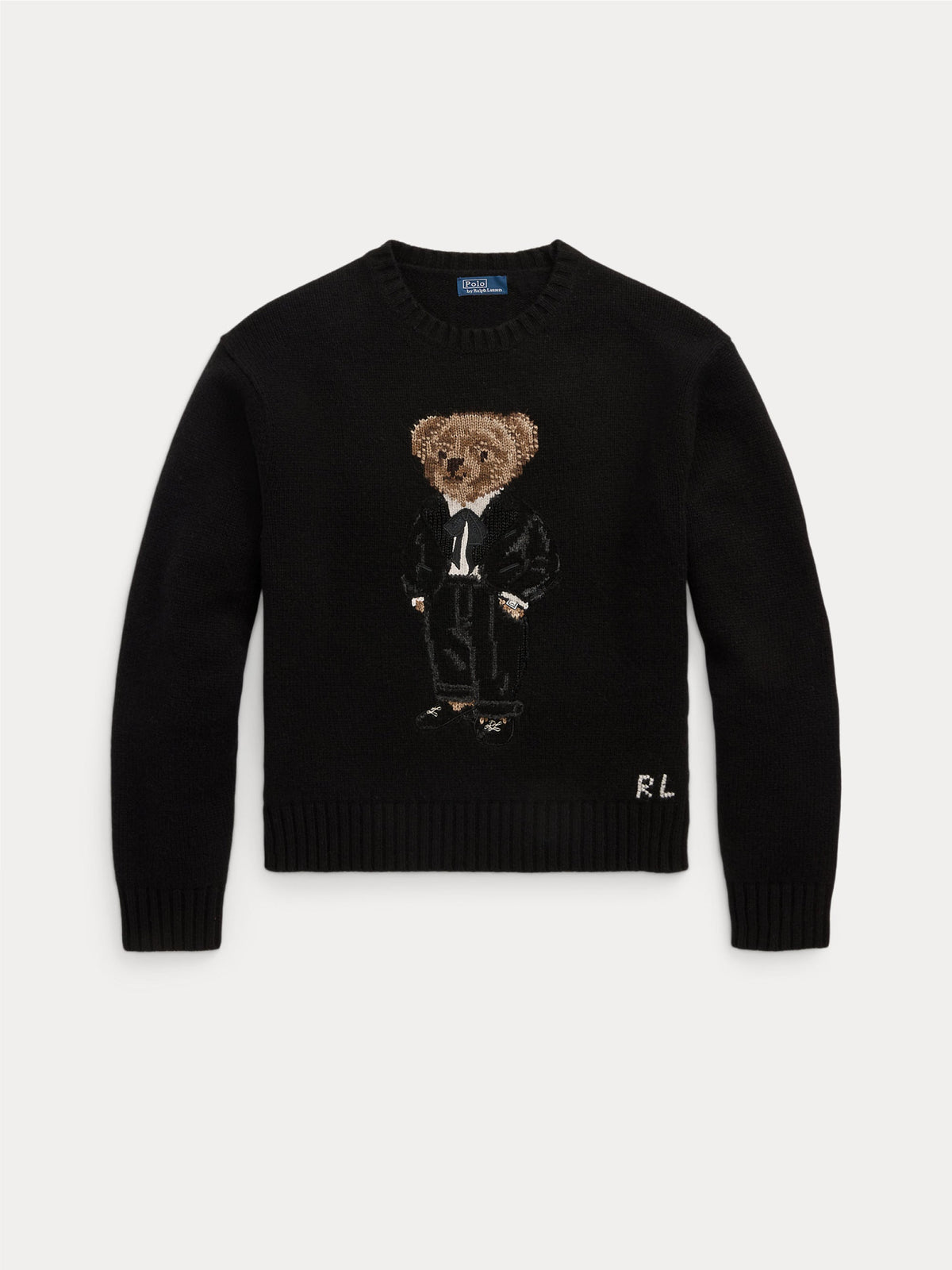 2026 New Arrival Maglione Polo Bear con Smoking Nero