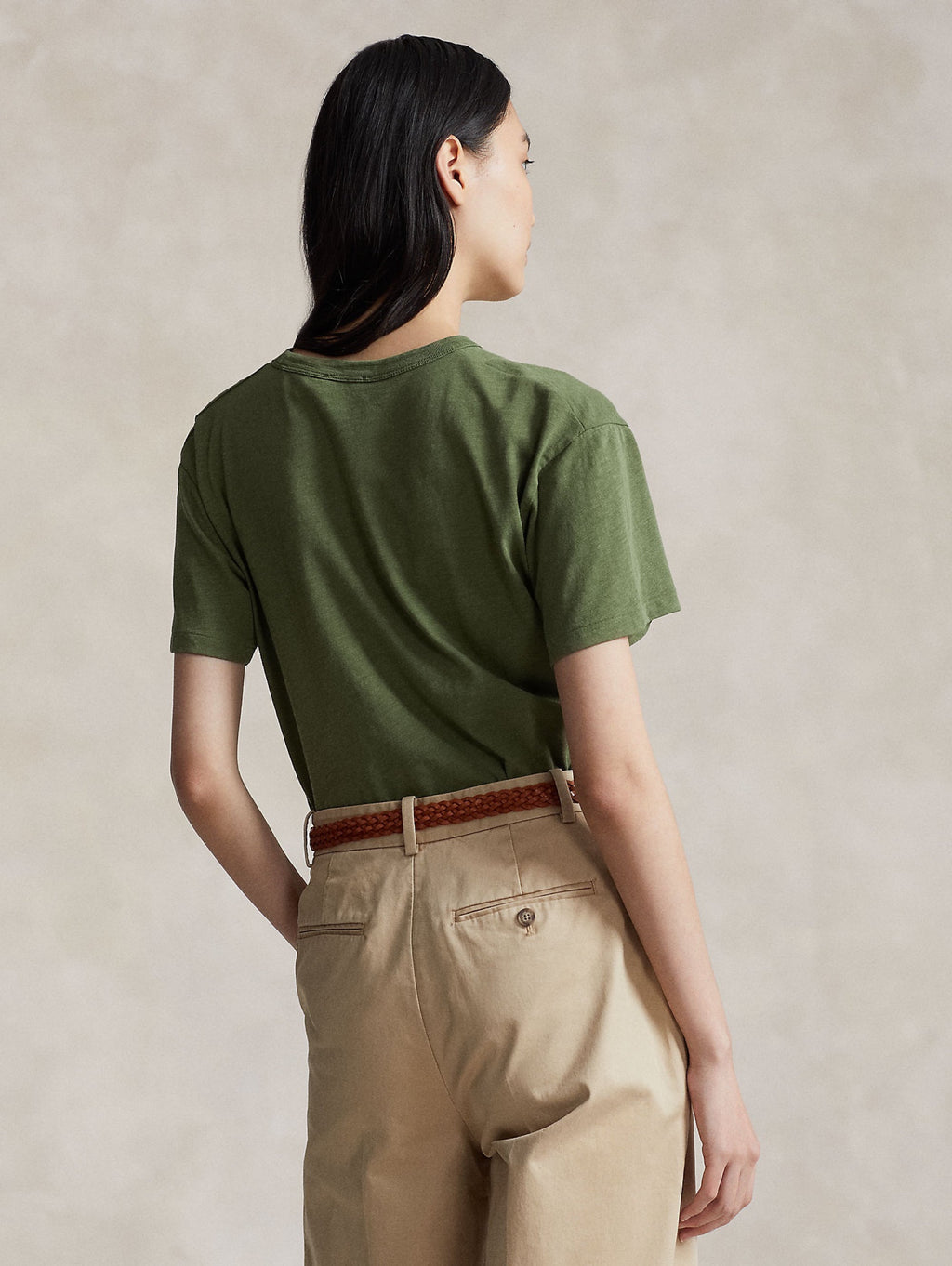 2026 New Arrival T-shirt con Stampa Polo Bear Verde
