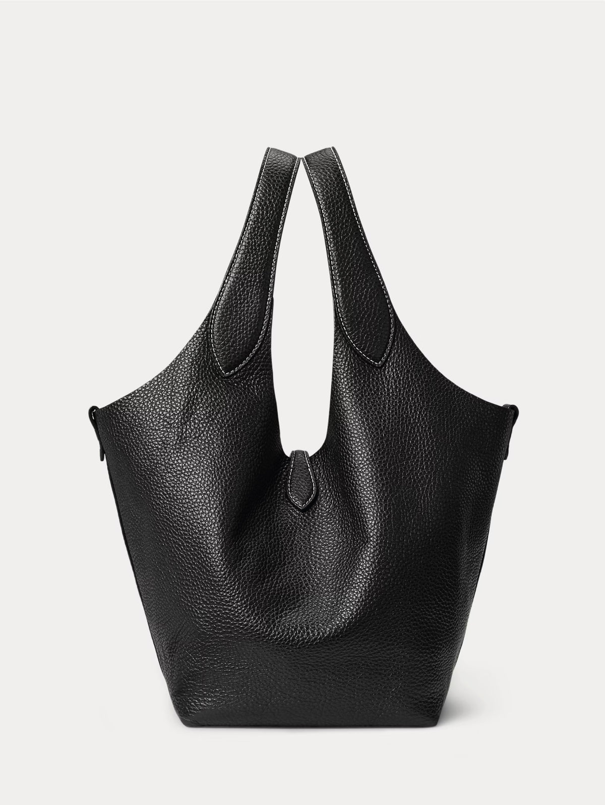 2026 New Arrival Borsa in Pelle Martellata Nero