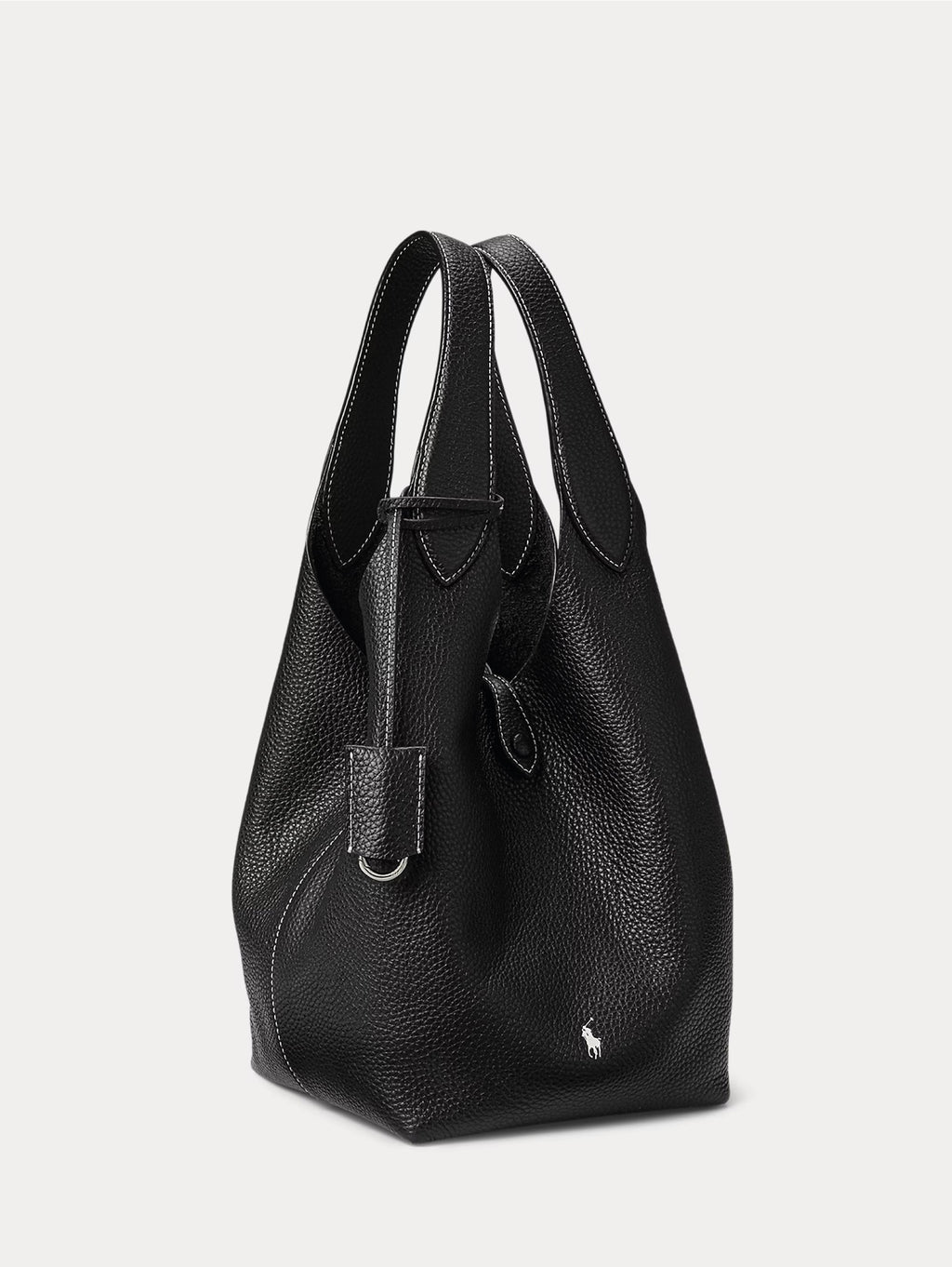 2026 New Arrival Borsa in Pelle Martellata Nero