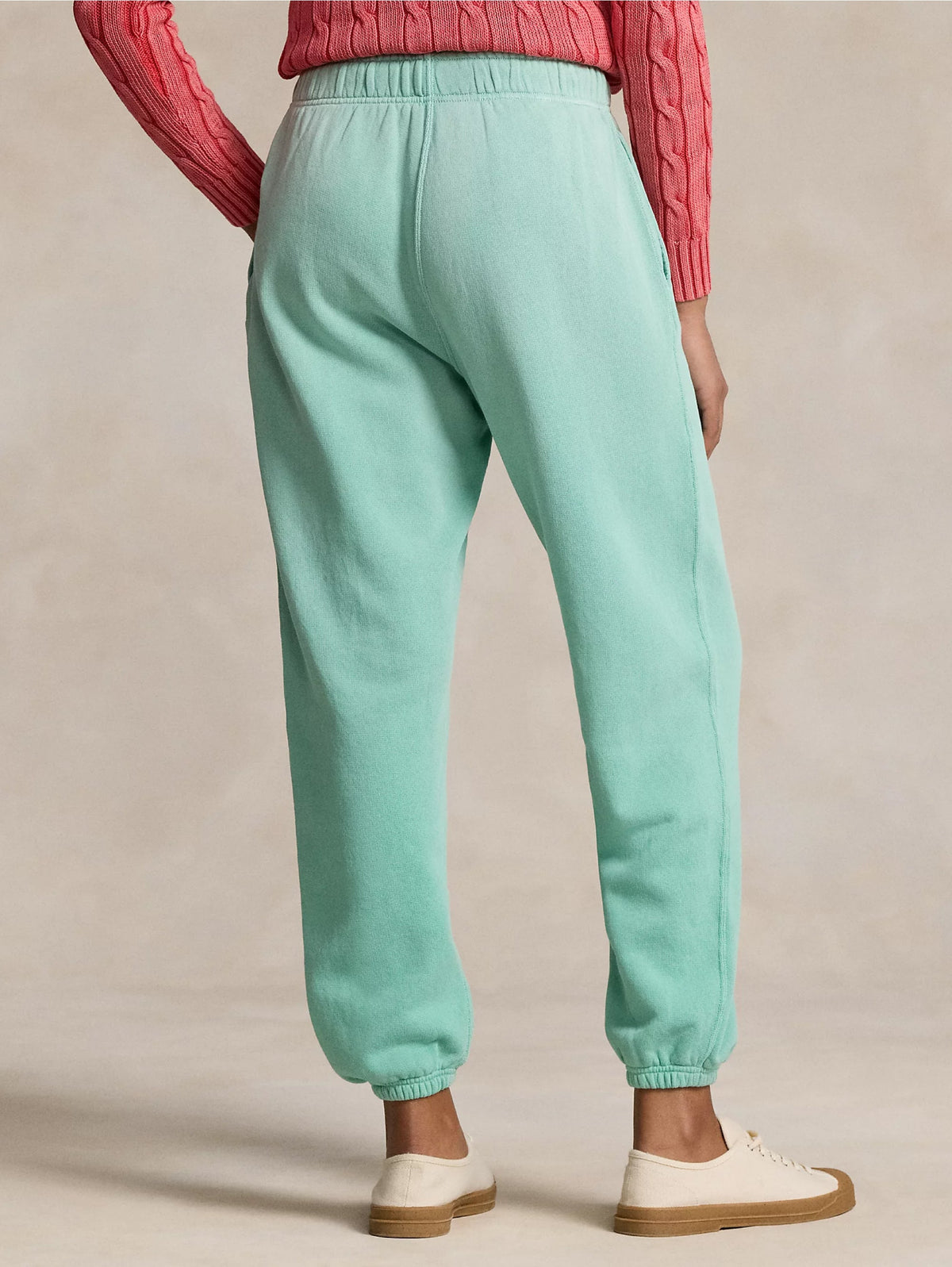 2026 New Arrival Pantaloni in Felpa Loopback Verde Celadon