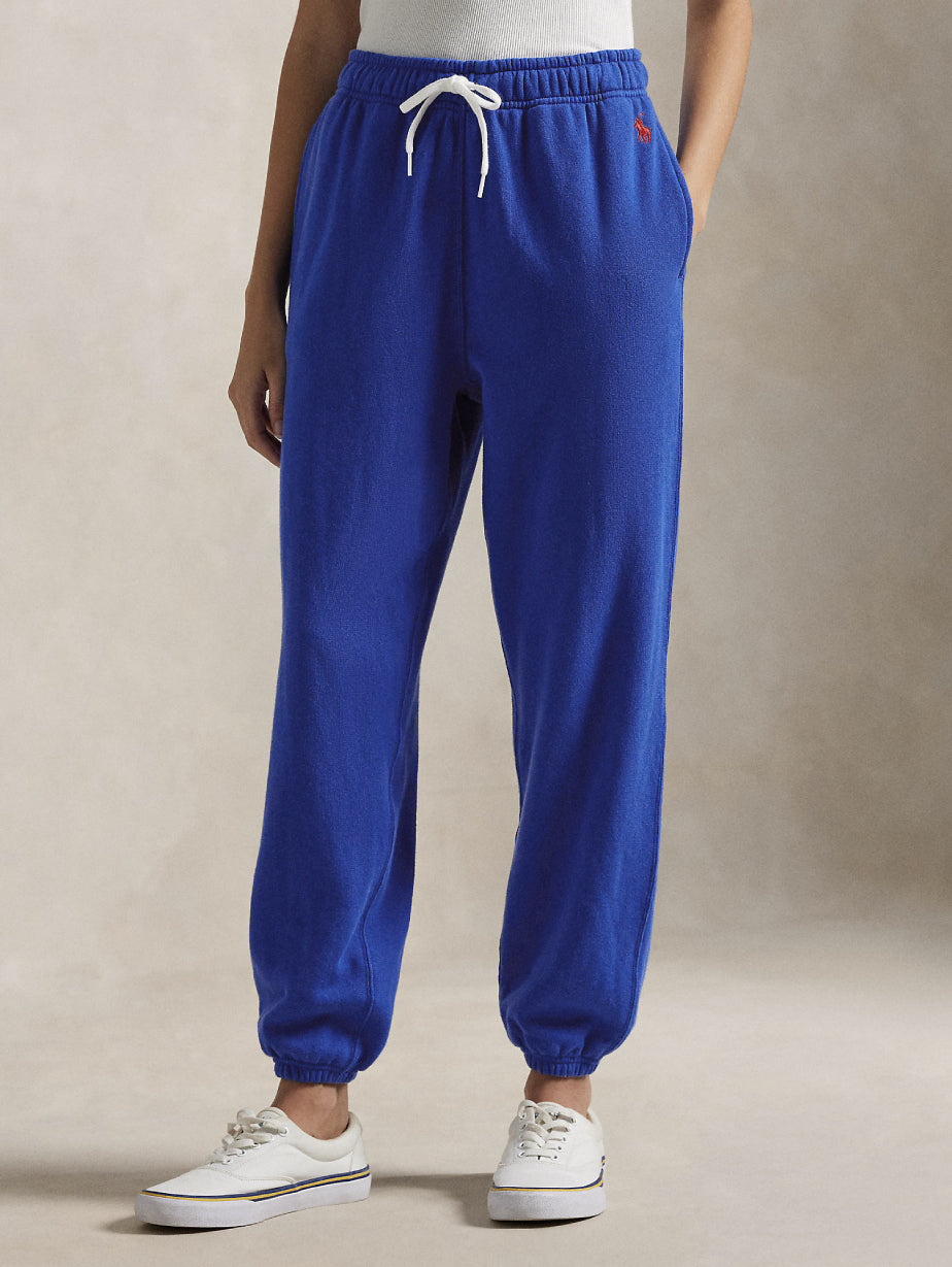 2026 New Arrival Pantaloni in Felpa Loopback Blu Saturno