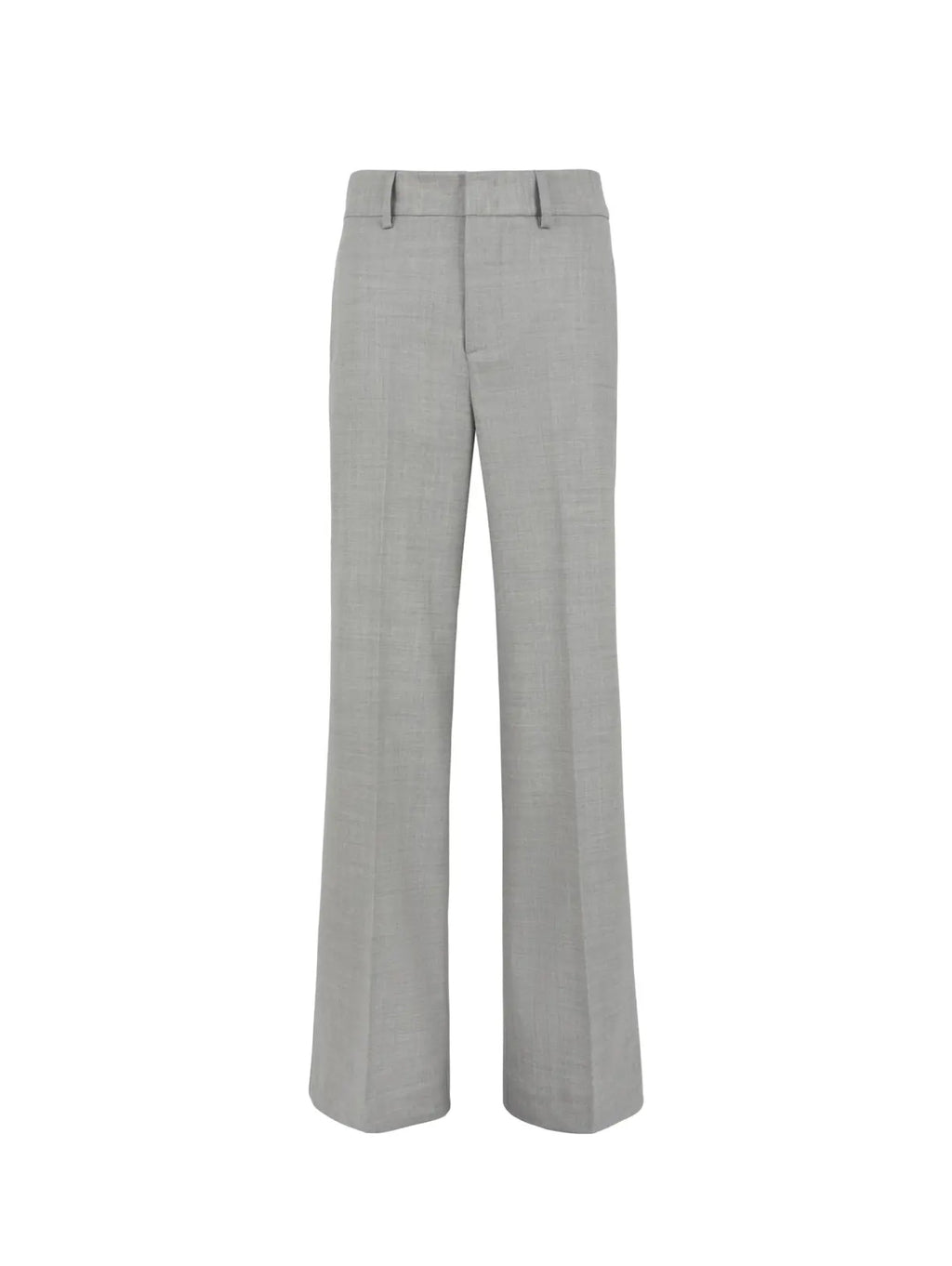 2026 New Arrival Pantaloni Palazzo in Fresco Lana Grigio
