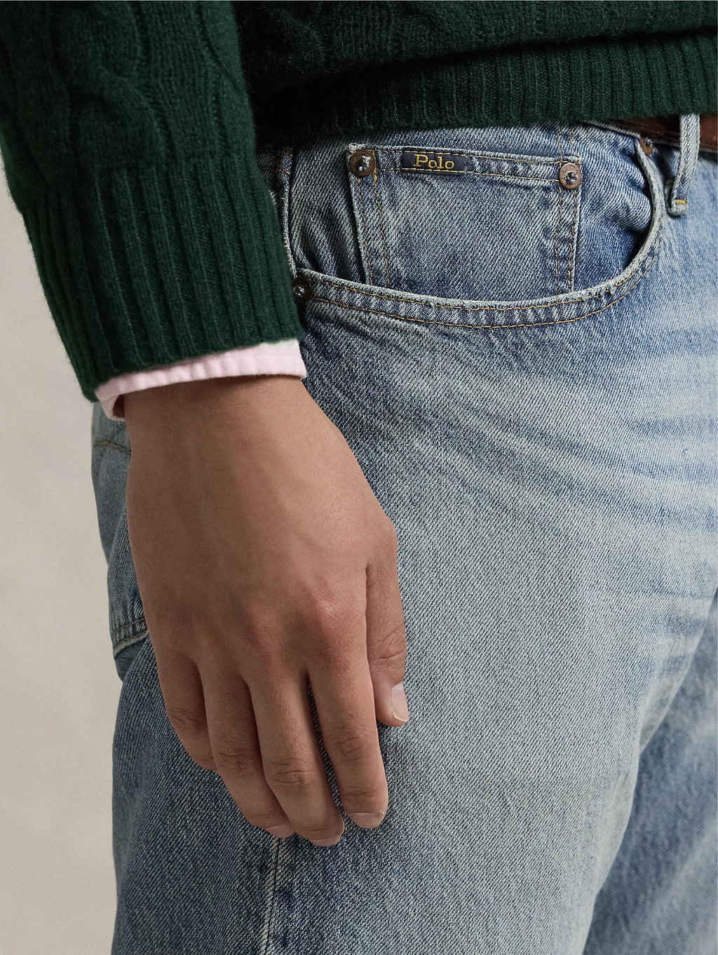 2026 New Arrival Jeans Parkside con Effetto Invecchiato Blu