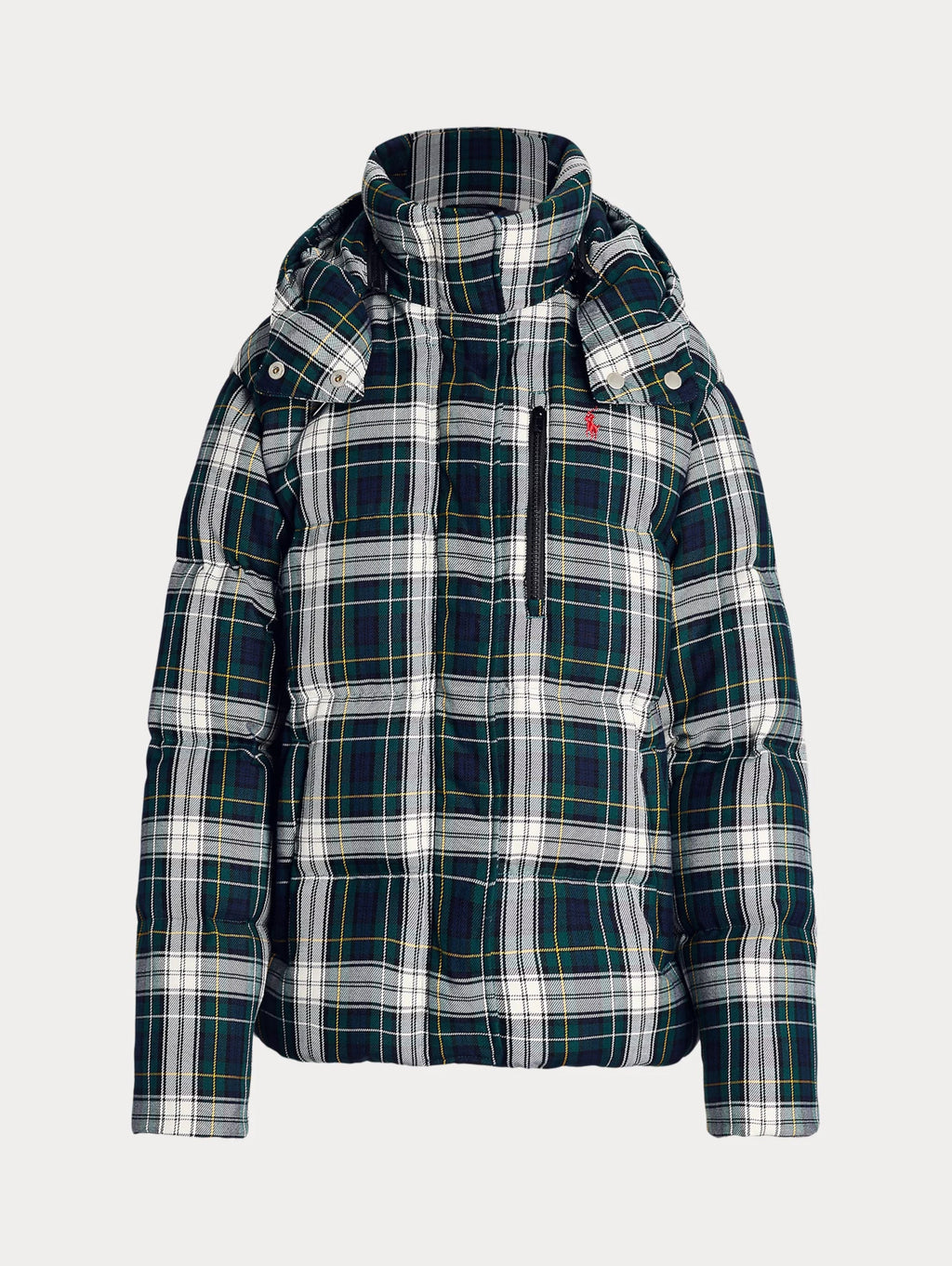 2026 New Arrival Piumino in Twill Scozzese Verde